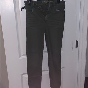 Army Green American Eagle super super stretch jean